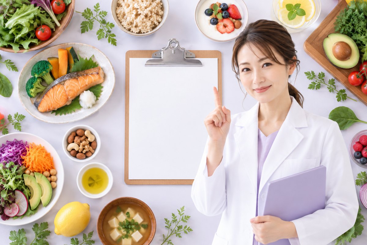 食事メニューを提案する栄養士