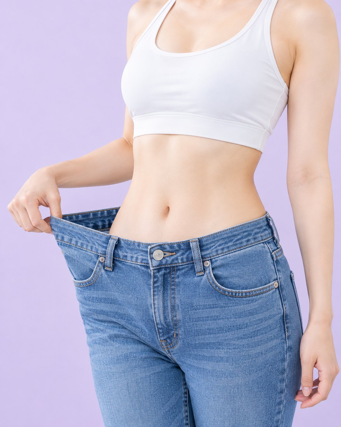 ウエストが細くなった女性(イメージ)